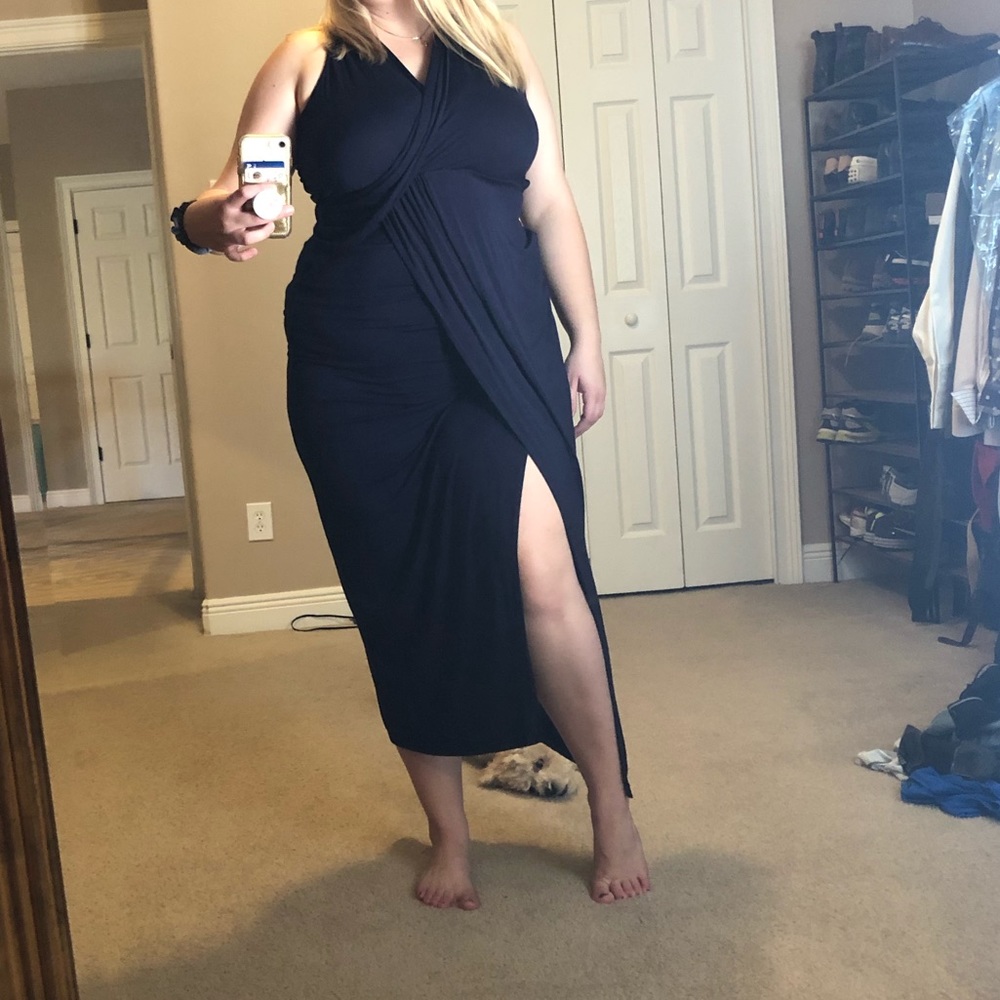 Calvin Klein Navy Blue Sundress